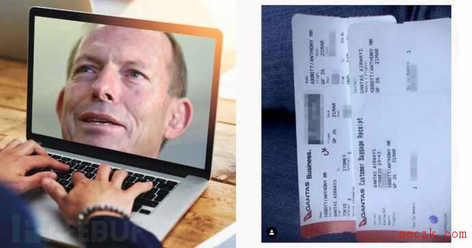澳大利亚前总理Tony Abbott个人隐私数据泄露