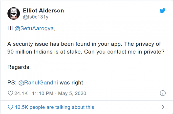 Screenshot_2020-05-06 Ethical hacker Elliot Alderson red flags security issue in ‘Aarogya Setu’ app.png
